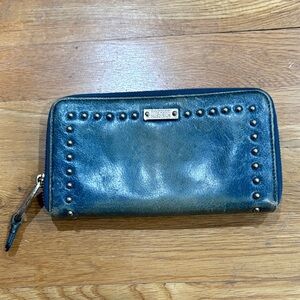 Badgley Mischa distressed Studded vegan Leather Wallet